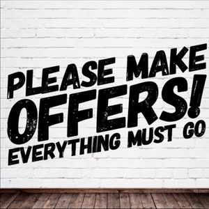 Very open to offers! :)
